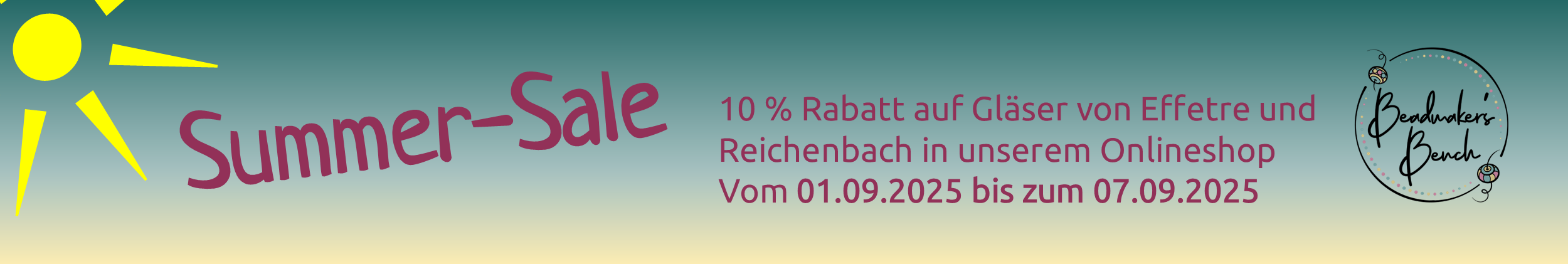  Summersale in unserem Onlineshop!